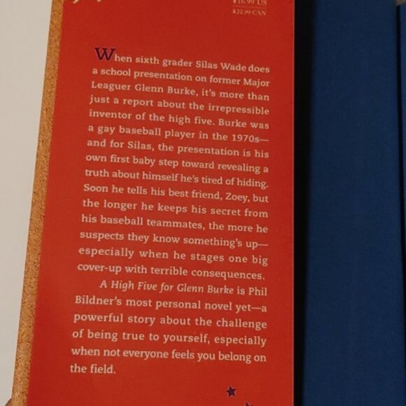 High Five for Glenn Burke by Phil Bildner kids novel 2020 - Picture 3 of 5